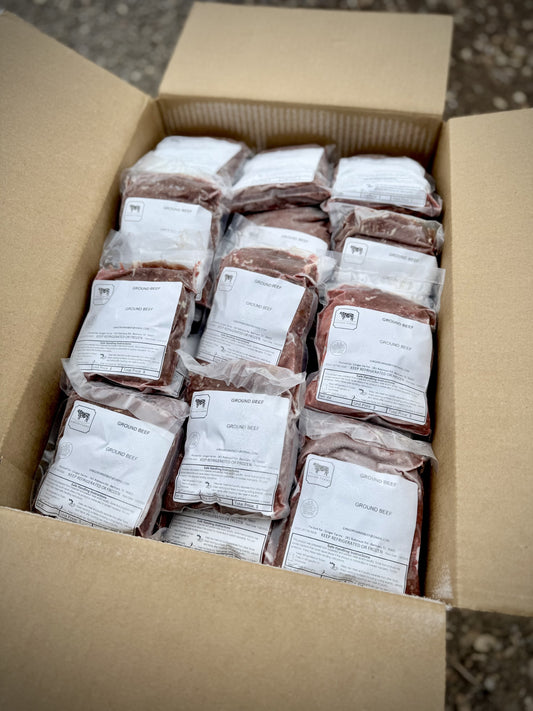 Ginger Farms Ground Beef Taster